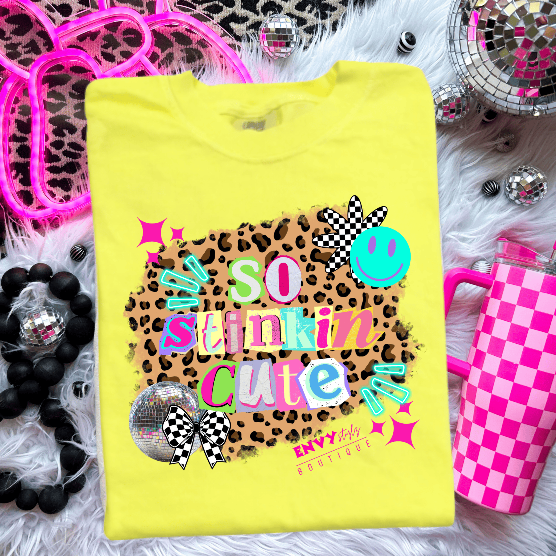 FestiviTees Women - Apparel - Shirts - T-Shirts So Stinkin' Cute Graphic Tee