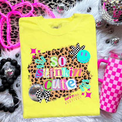 FestiviTees Women - Apparel - Shirts - T-Shirts So Stinkin' Cute Graphic Tee