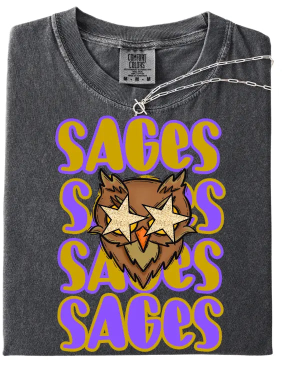 Envy Stylz Boutique Women - Apparel - Shirts - T-Shirts Spirit Repeat Sages Tee Graphic Tee