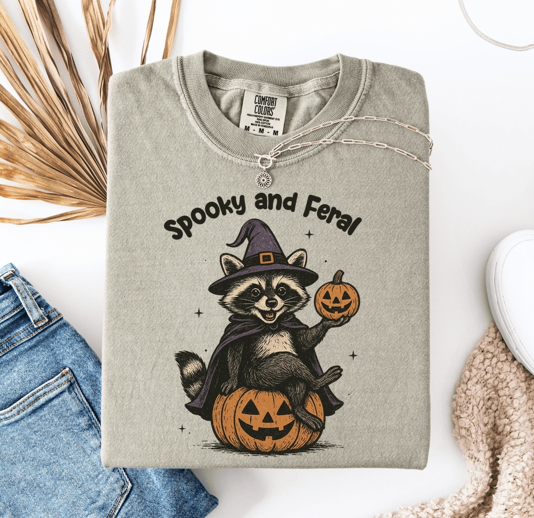 FestiviTees Women - Apparel - Shirts - T-Shirts Spooky and Feral Graphic Tee