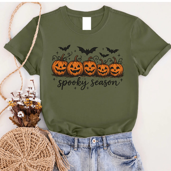 Envy Stylz Boutique Women - Apparel - Shirts - T-Shirts Spooky Season Jack &amp; Bats Graphic Tee