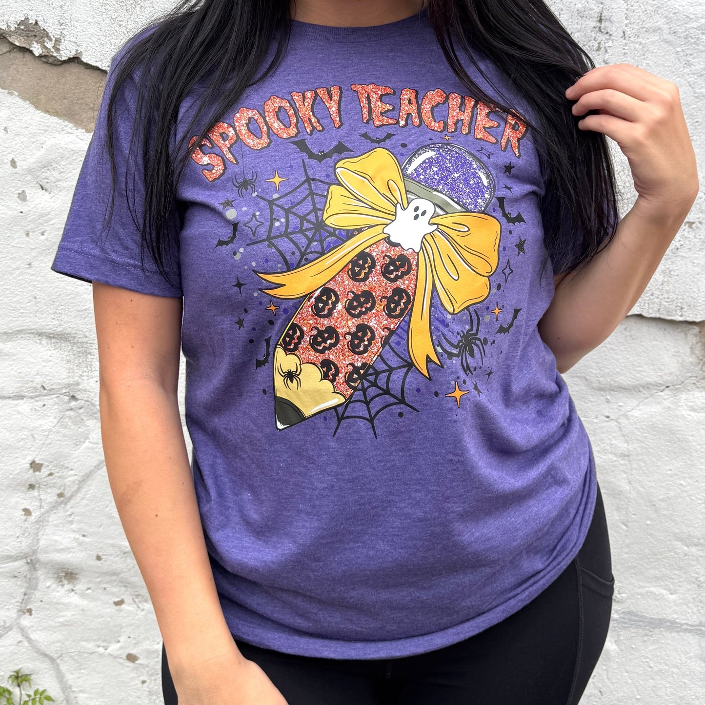 FestiviTees Women - Apparel - Shirts - T-Shirts Spooky Teacher Soft Graphic Tee