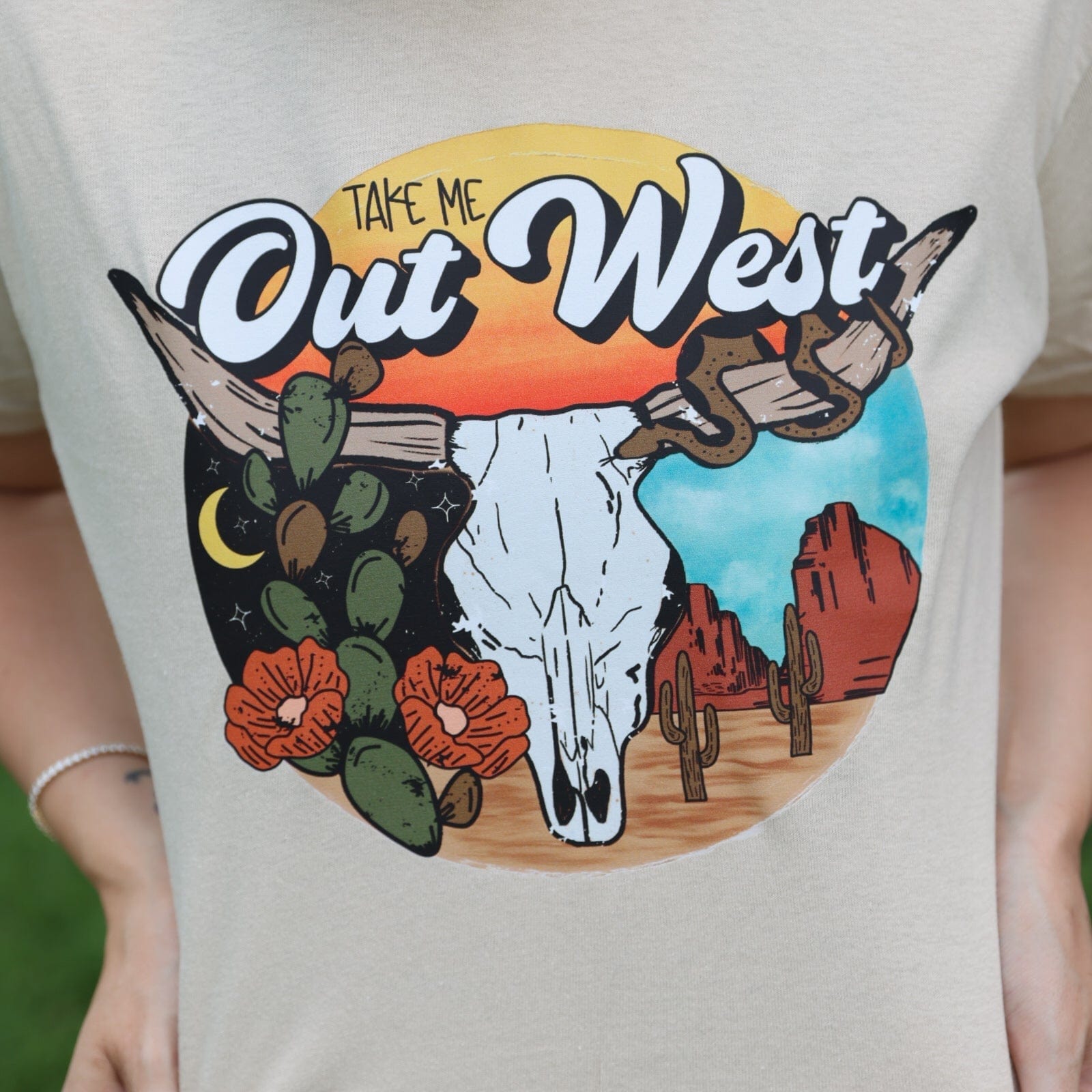 FestiviTees Women - Apparel - Shirts - T-Shirts Take Me Out West Graphic Tee
