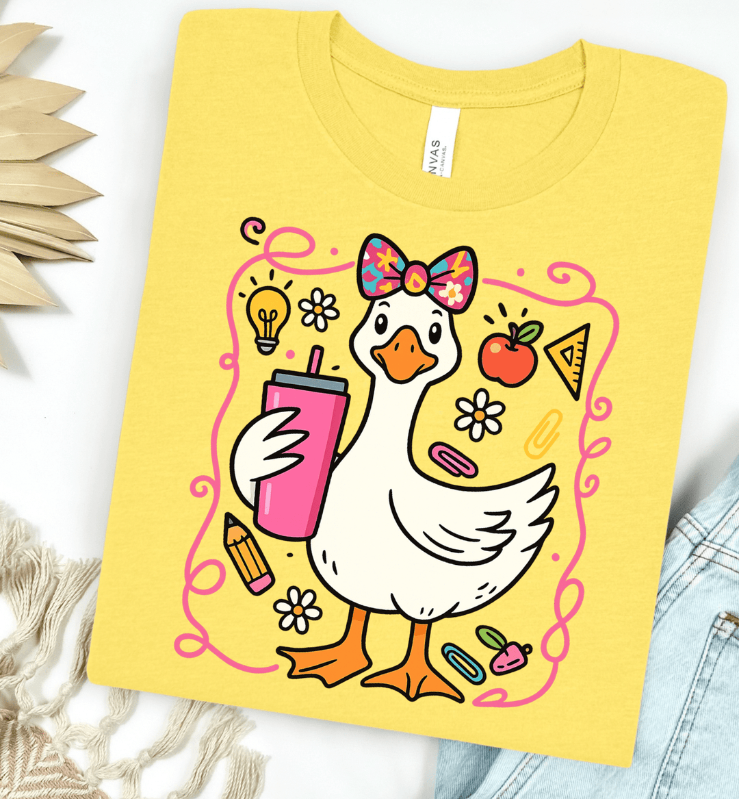FestiviTees Women - Apparel - Shirts - T-Shirts Teacher Goose Graphic Tee