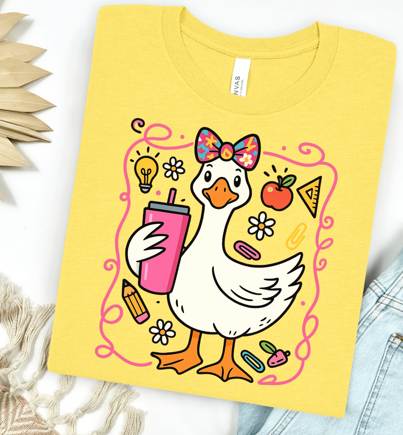 FestiviTees Women - Apparel - Shirts - T-Shirts Teacher Goose Graphic Tee