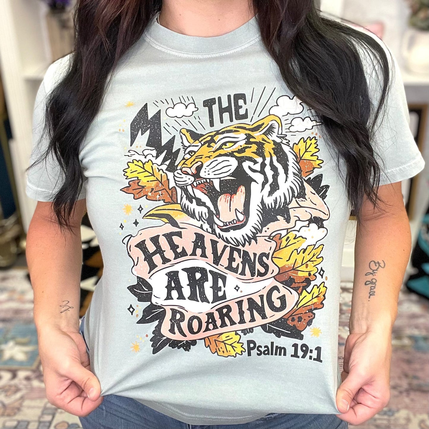FestiviTees Women - Apparel - Shirts - T-Shirts The Heavens Are Roaring Graphic Tee