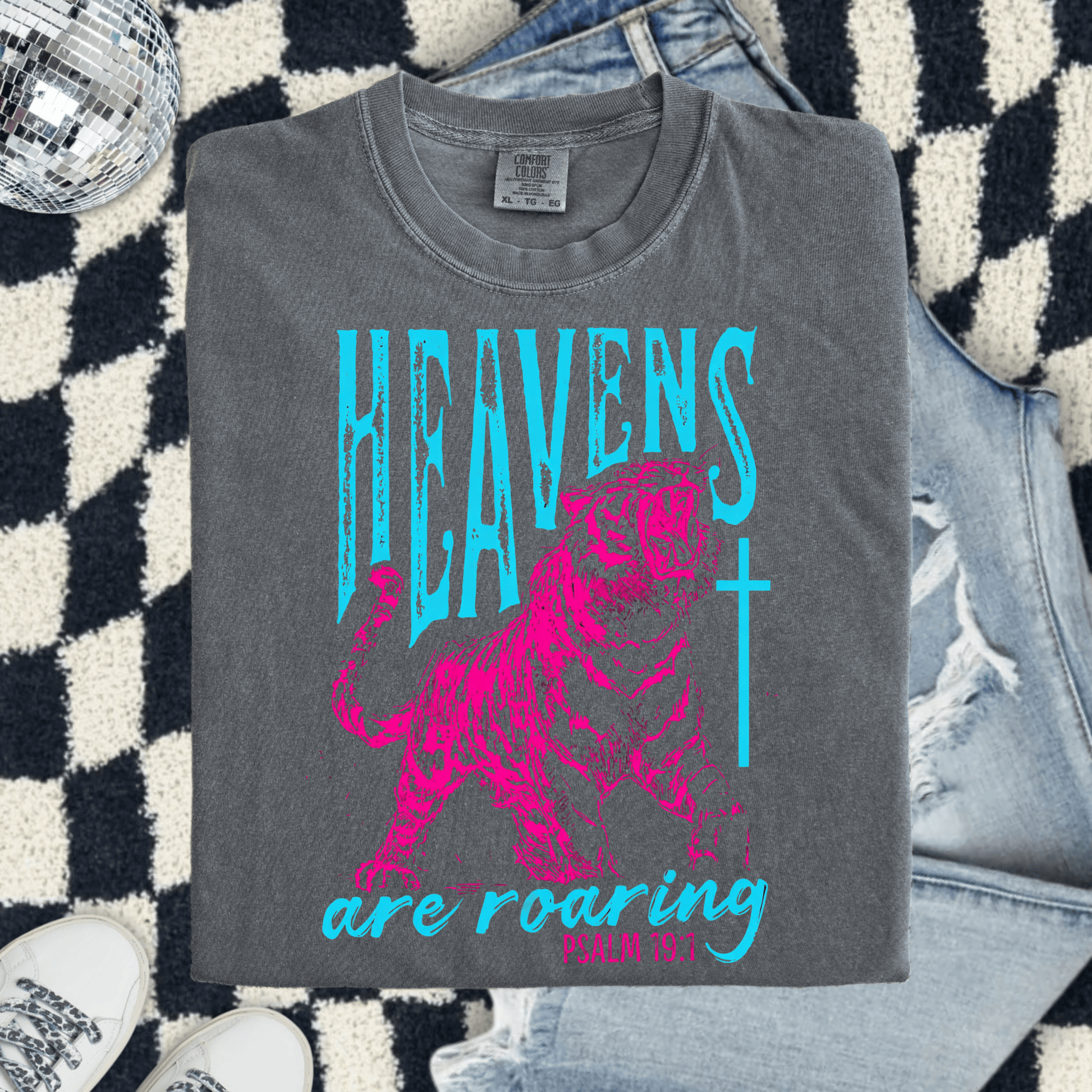 FestiviTees Women - Apparel - Shirts - T-Shirts The Heavens Are Roaring Graphic Tee