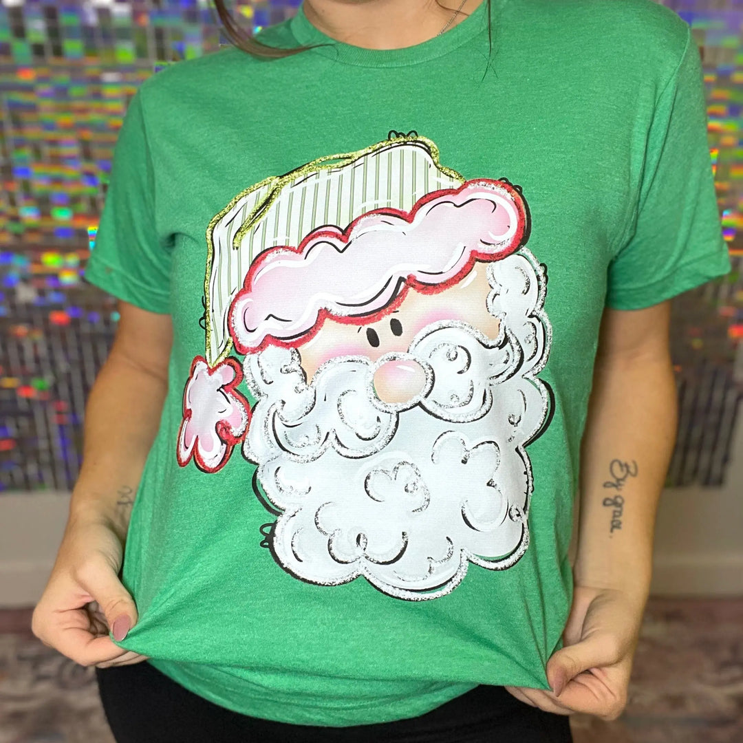 Envy Stylz Boutique Women - Apparel - Shirts - T-Shirts Vintage Santa Graphic Tee