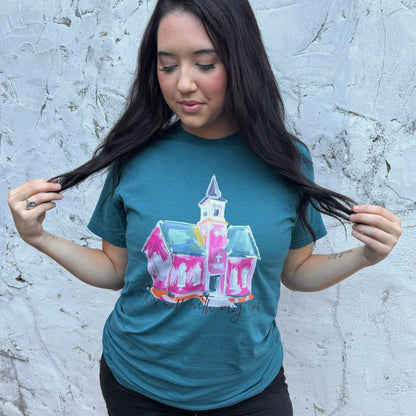 FestiviTees Women - Apparel - Shirts - T-Shirts Watercolor It Is Well Graphic Tee