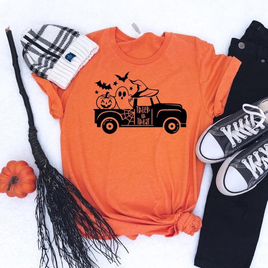 FestiviTees Women - Apparel - Shirts - T-Shirts Weekly Deal Trick Or Treat Truck Graphic Tee