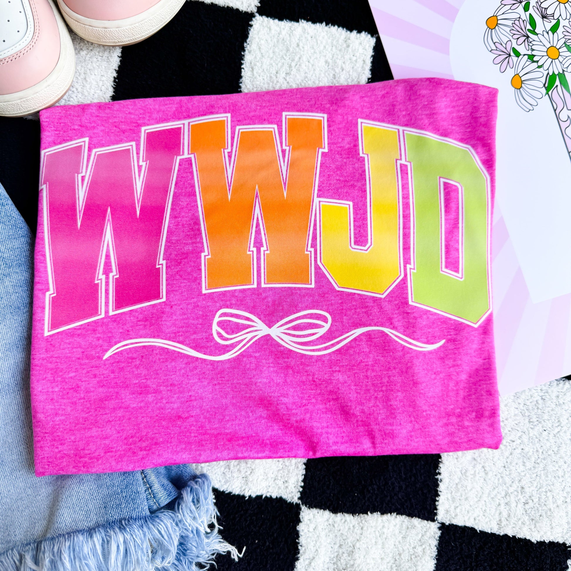 FestiviTees Women - Apparel - Shirts - T-Shirts WWJD Graphic Tee