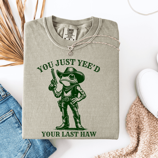 FestiviTees Women - Apparel - Shirts - T-Shirts Yee'd Your Last Haw Frog Graphic Tee