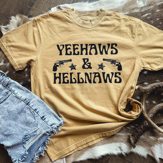 FestiviTees Women - Apparel - Shirts - T-Shirts Yeehaws & Hellnaws Graphic Tee