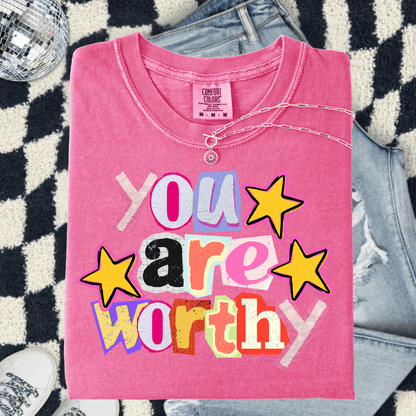 FestiviTees Women - Apparel - Shirts - T-Shirts You Are Worthy Graphic Tee
