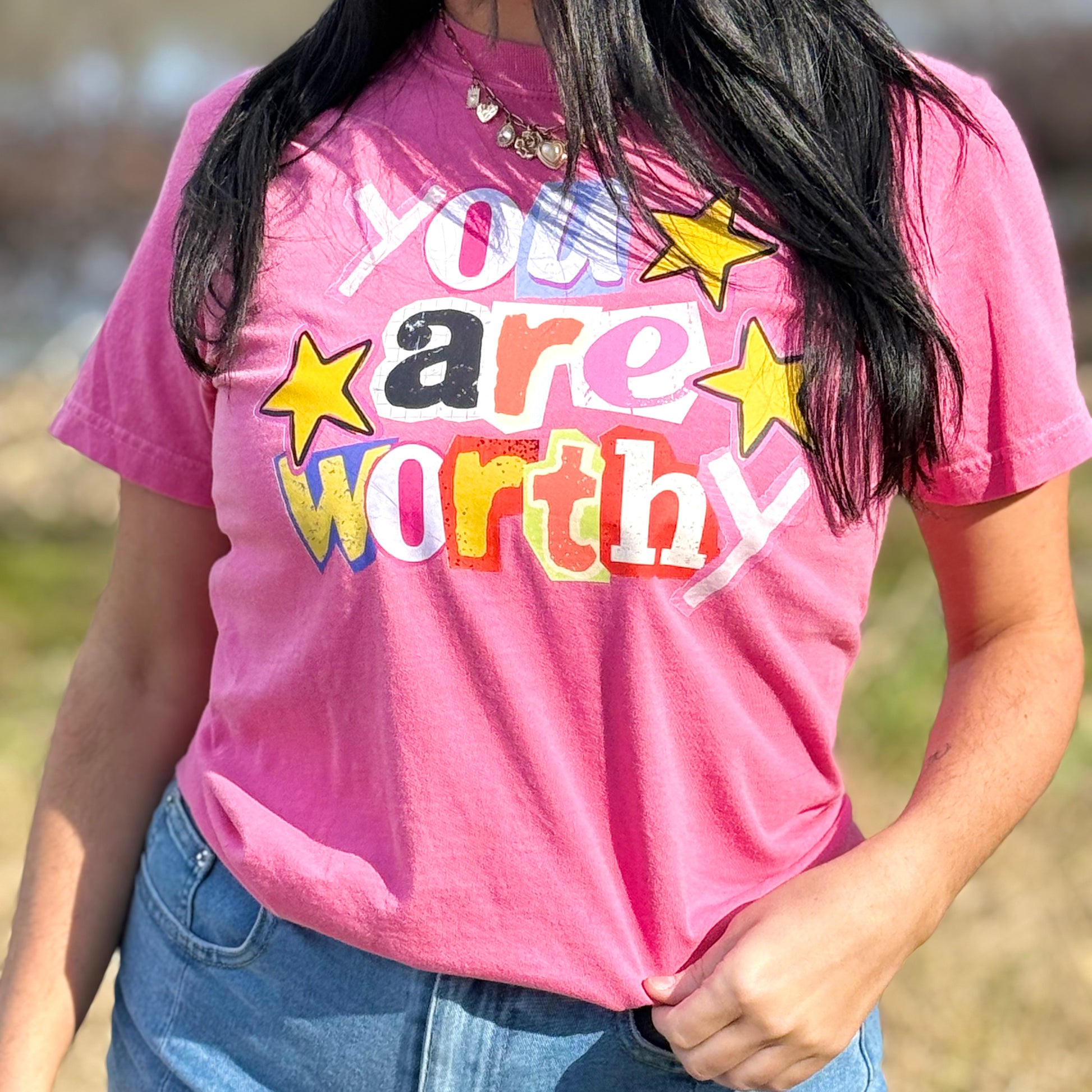 FestiviTees Women - Apparel - Shirts - T-Shirts You Are Worthy Graphic Tee