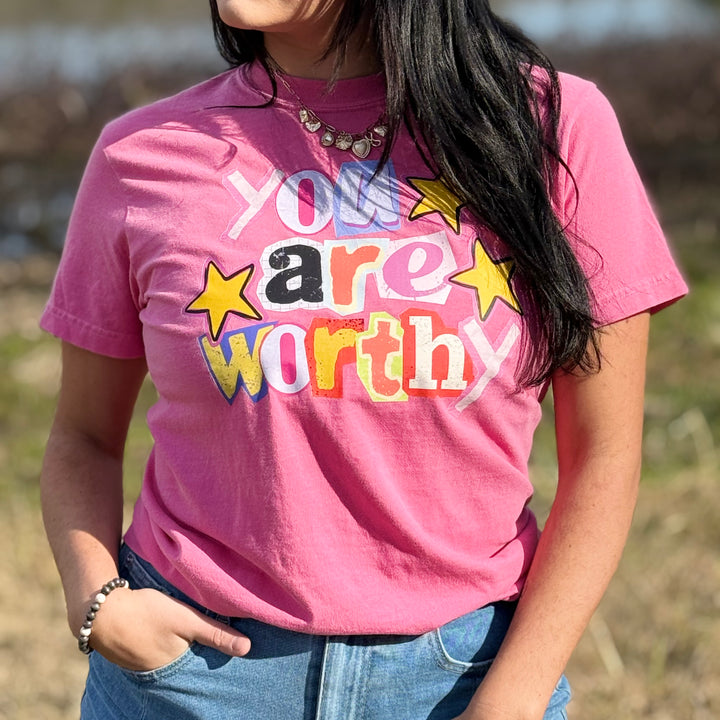 FestiviTees Women - Apparel - Shirts - T-Shirts You Are Worthy Graphic Tee