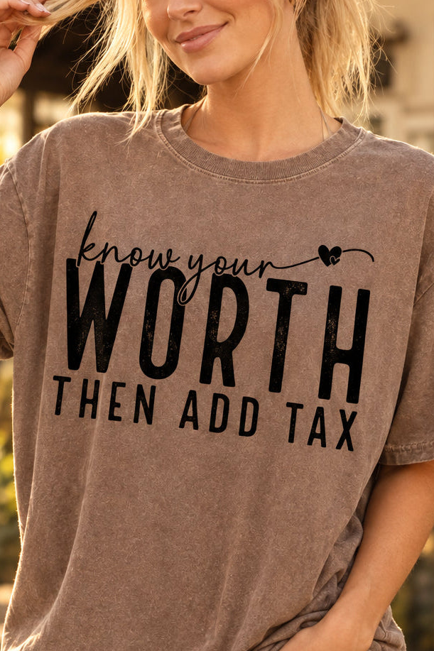 Know Your Worth Empowering Graphic Tee