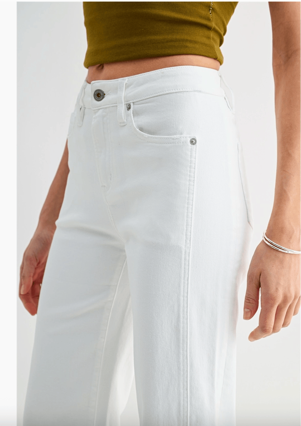 Mica Women - Apparel - Jeans Chanelle White Denim Mica Jean