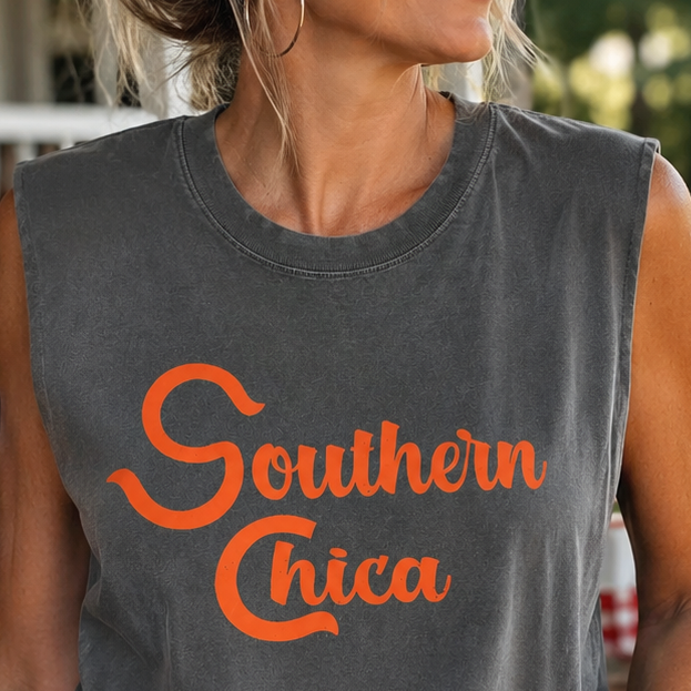Southern Chica Sleeveless Muscle Tank product image