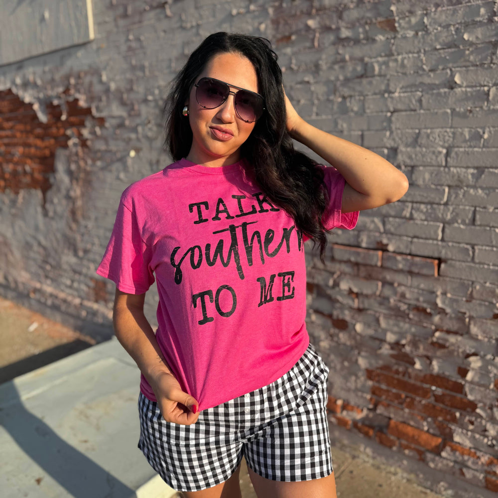 T art Women - Apparel - Shirts - T-Shirts Talk Southern To Me Graphic Tee
