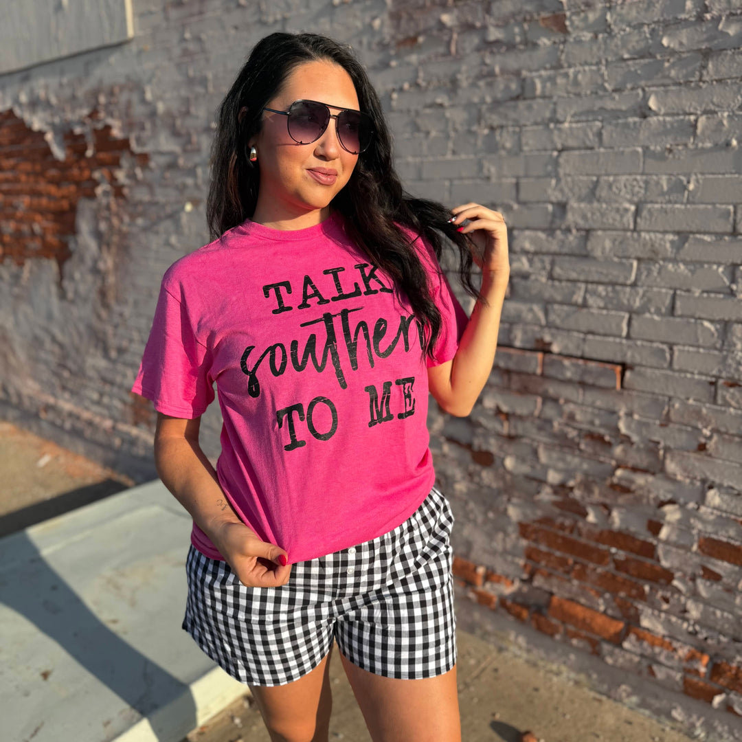 T art Women - Apparel - Shirts - T-Shirts Talk Southern To Me Graphic Tee