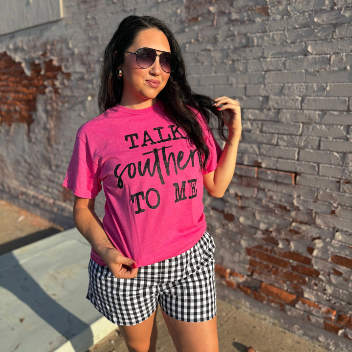 T art Women - Apparel - Shirts - T-Shirts Talk Southern To Me Graphic Tee