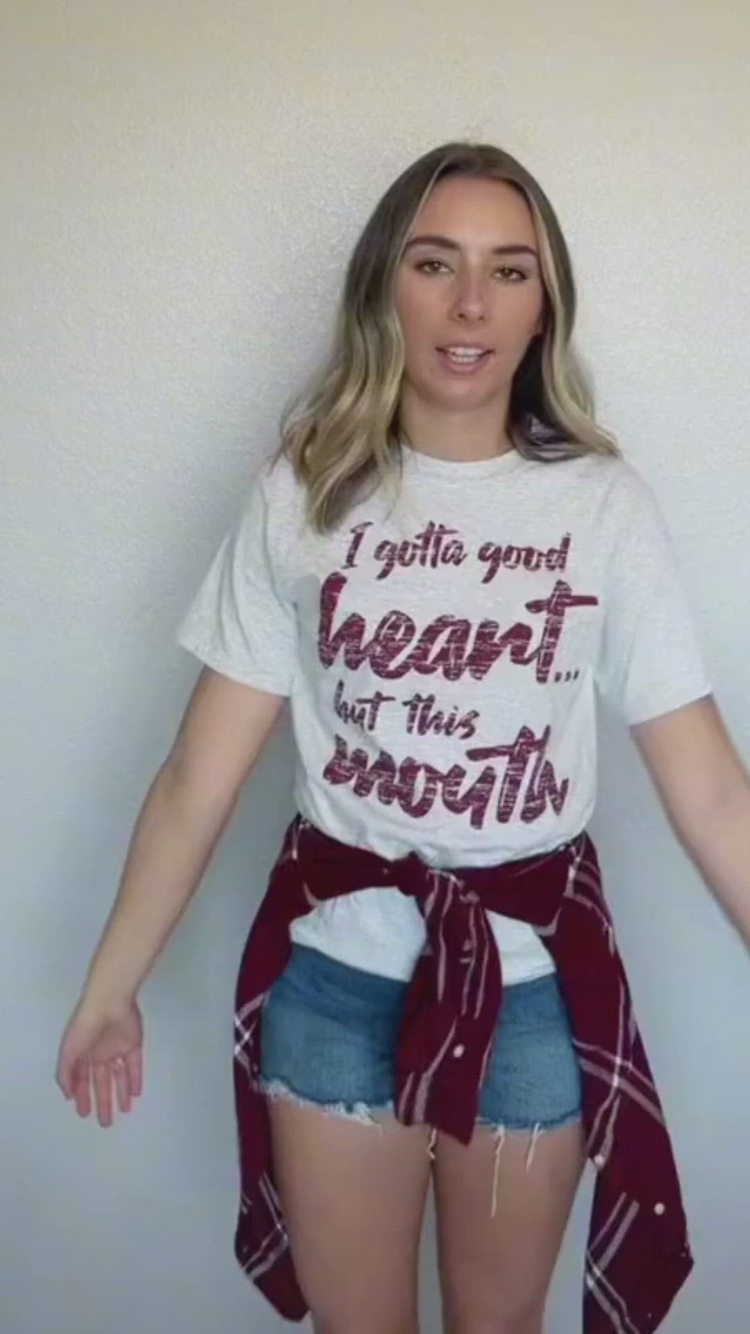 I Gotta Good Heart But This Mouth Graphic Tee