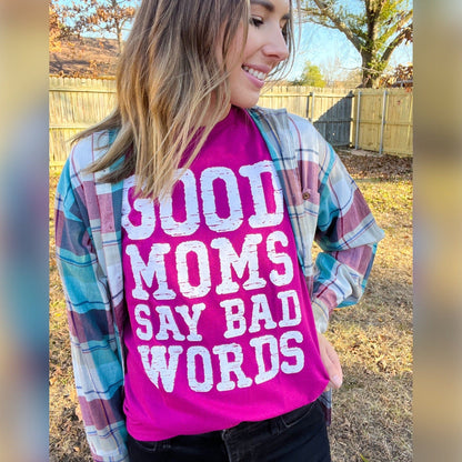 Envy Stylz Boutique Women - Apparel - Shirts - T-Shirts Good Moms Say Bad Words Graphic Tee
